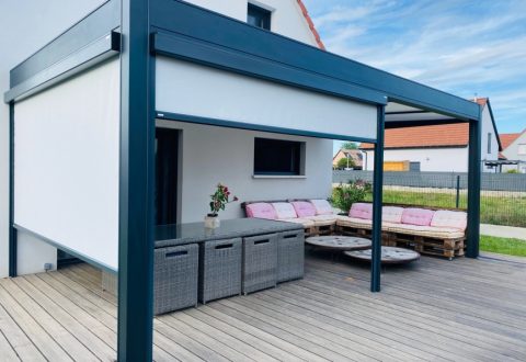 Pergola en aluminium Rénoval