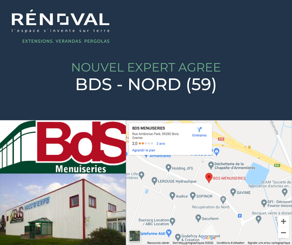 RENOVAL VERANDA Lille représenté par la société BDS Menuiserie - 59