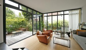 Extension salon style atelier Rénoval véranda