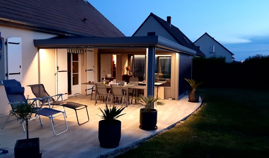 Pergola Rénoval avec détecteur de pluie