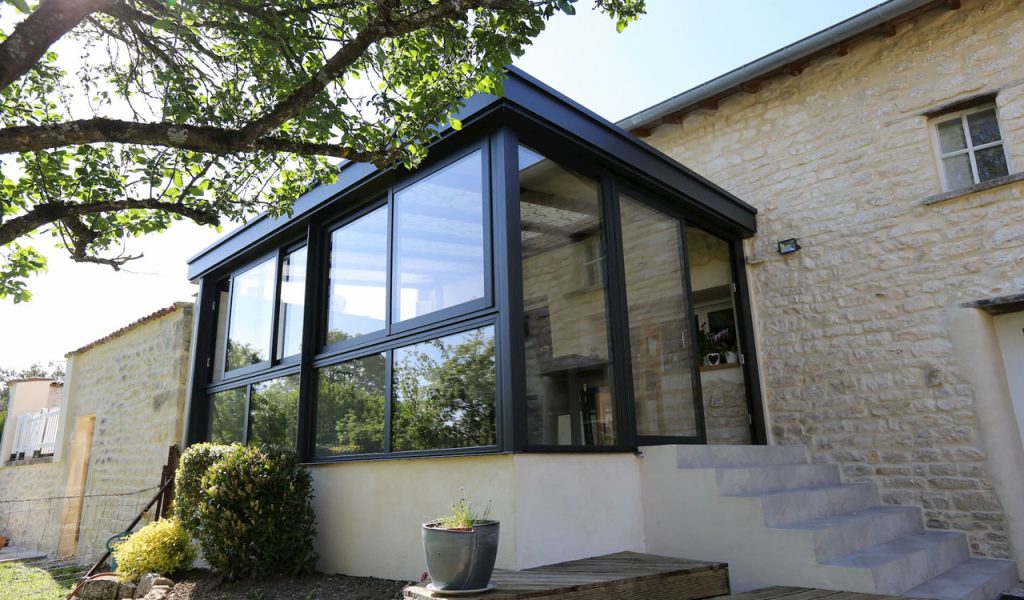 Véranda extension en aluminium Rénoval