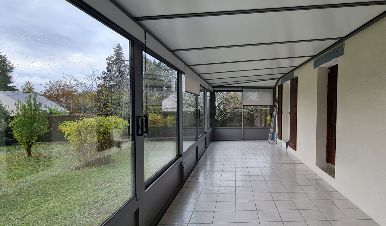 Intérieur véranda moderne séjour à Monts (37)