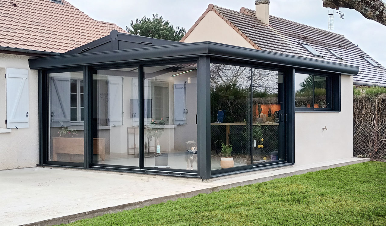 Véranda cuisine à Saint-Martin-le-Beau (37) Concept Service Habitat