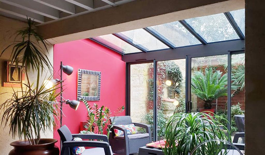 Véranda verrière de 15 m²