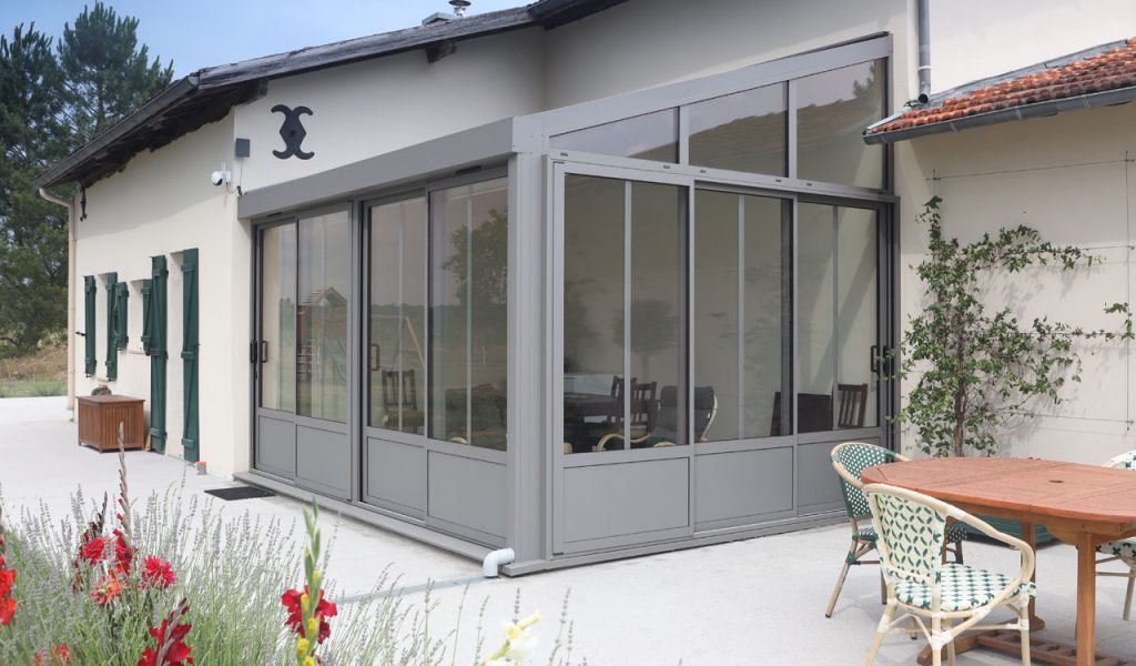 Véranda aluminium Rénoval de 12 m²