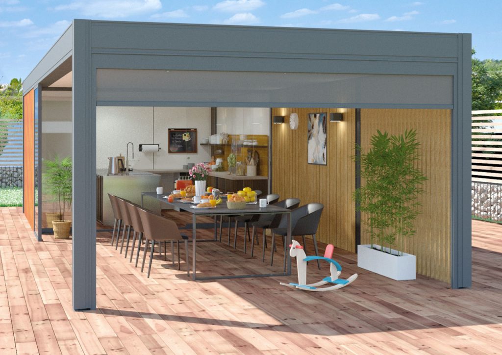 Aménager un pool house bar convivial autour de la piscine 
