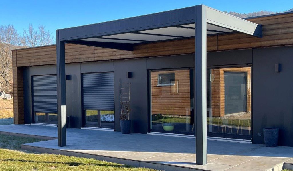 Pergola design toiture fixe aluminium
