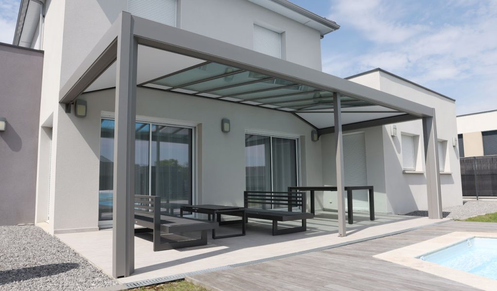 Pergola terrasse couverte Rénoval aluminium