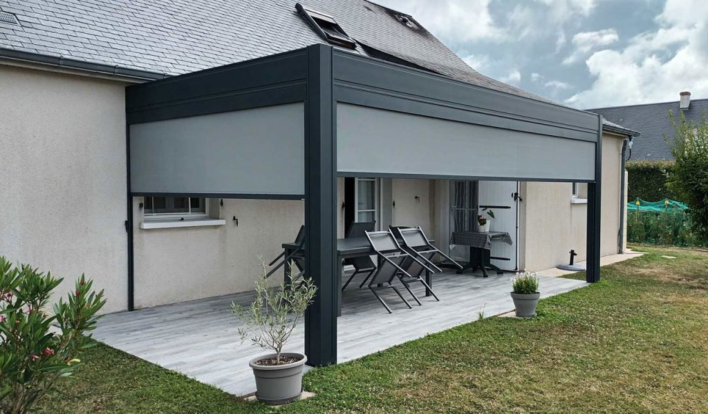Pergola à toiture rétractable Rénoval