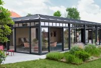 Véranda pour piscine ou spa Rénoval en aluminium