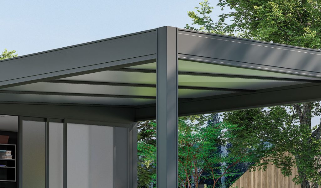 Carport atelier aluminium Rénoval
