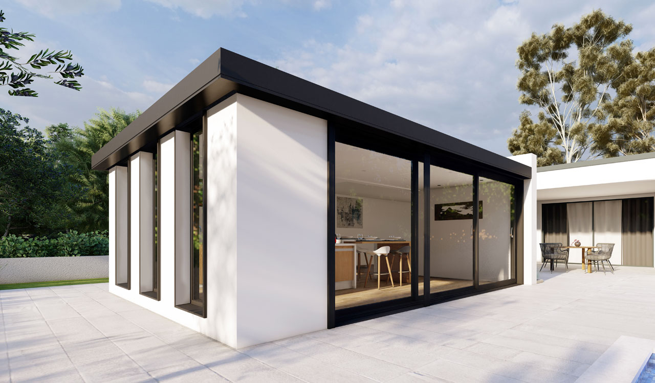 Extension cuisine design Rénoval en aluminium So Archi