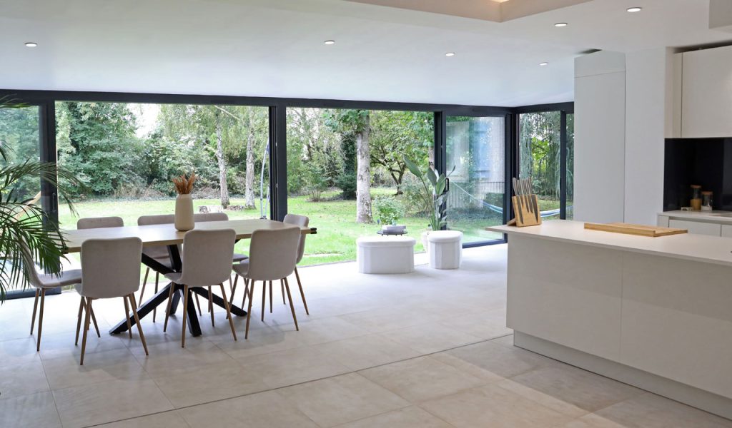 Extension cuisine design Rénoval en aluminium
