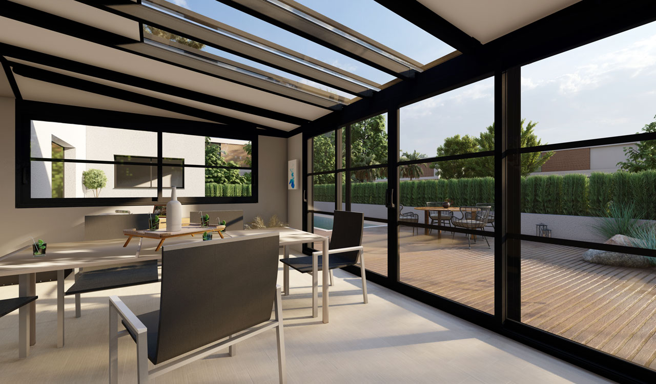 Extension Rénoval style architecte