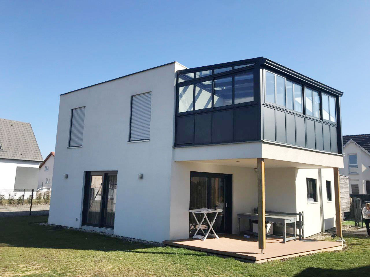 Rénoval extension aluminium à l'étage